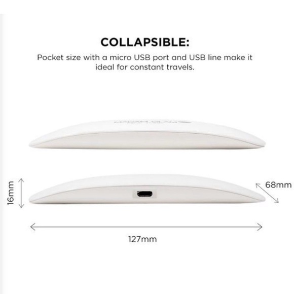 Madam Glam Mini UV/LED Lamp in White - Picture 4 of 5